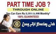 Free, Home Based Genuine Part Time Copy&Paste Form Filling Online Job